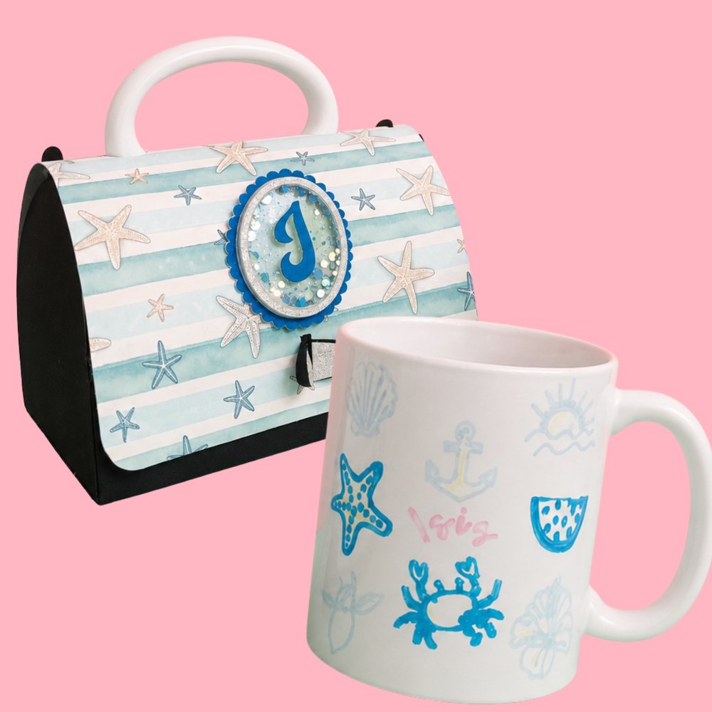 Jarro personalizado + empaque cartera