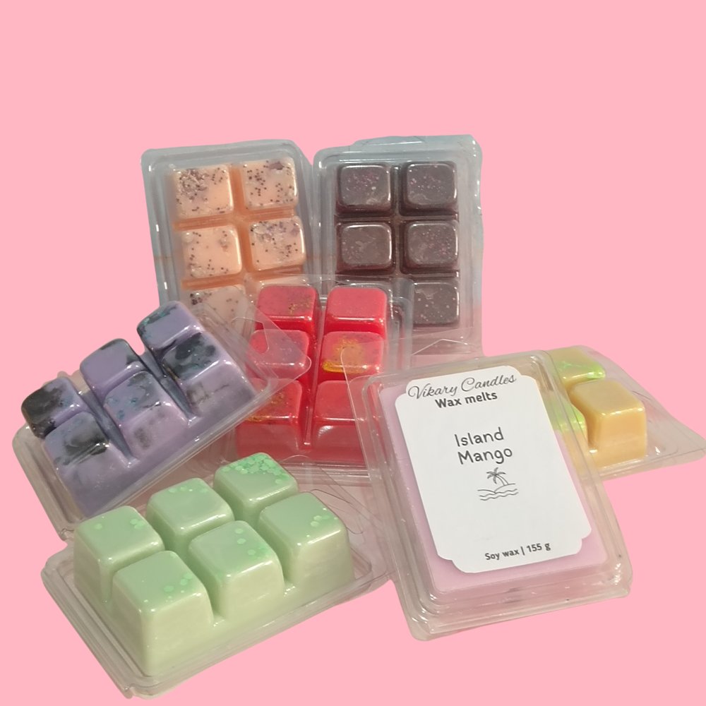 Wax melt tableta plástica