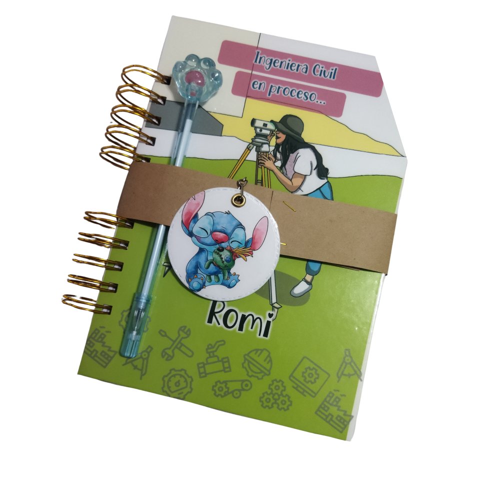 Agenda + portada ilustrada