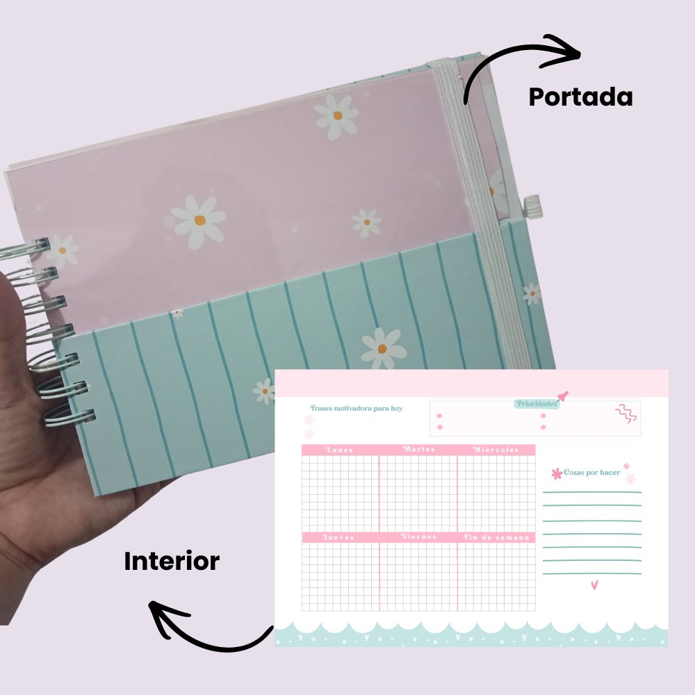 Cuaderno con ventana