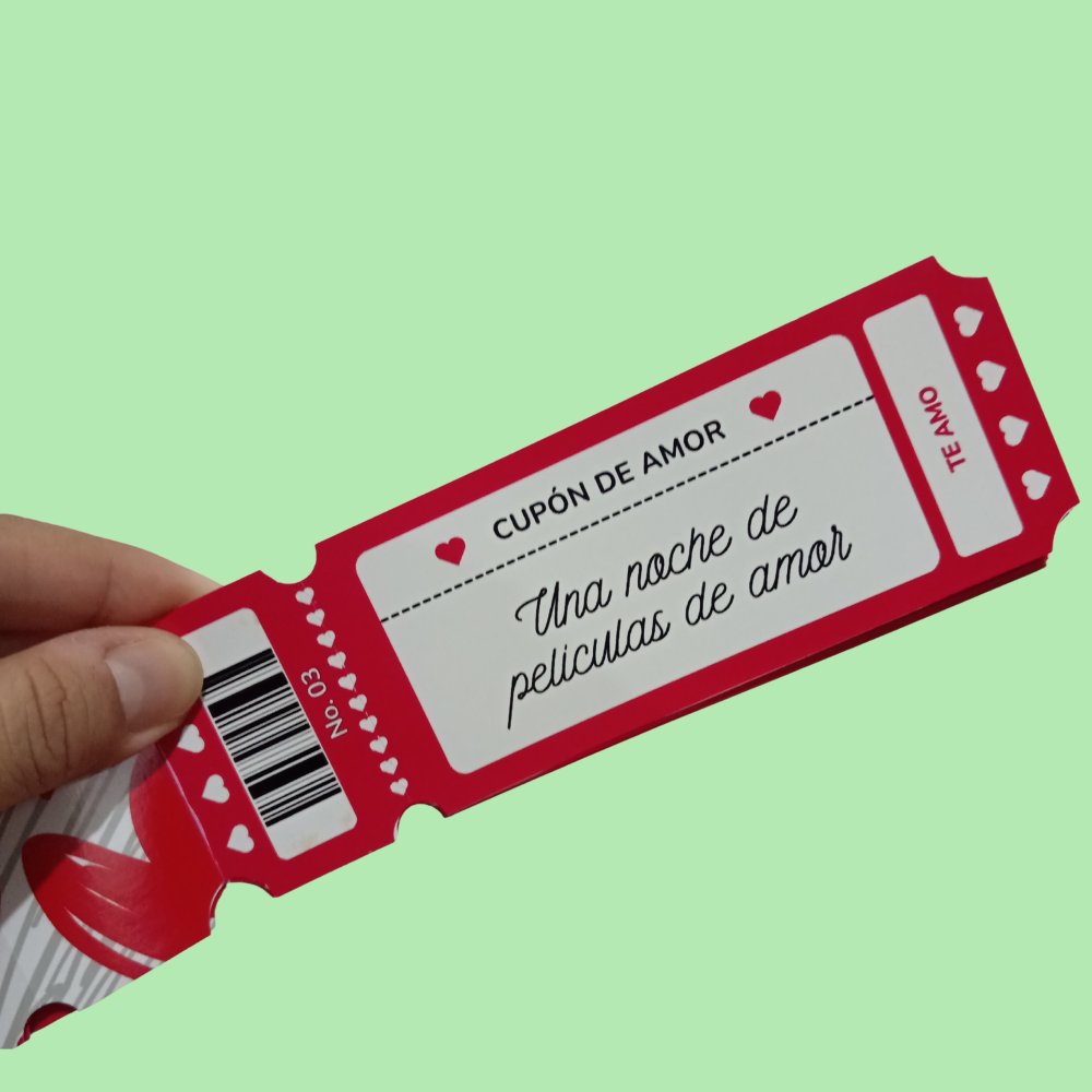 Cuponera San Valentín