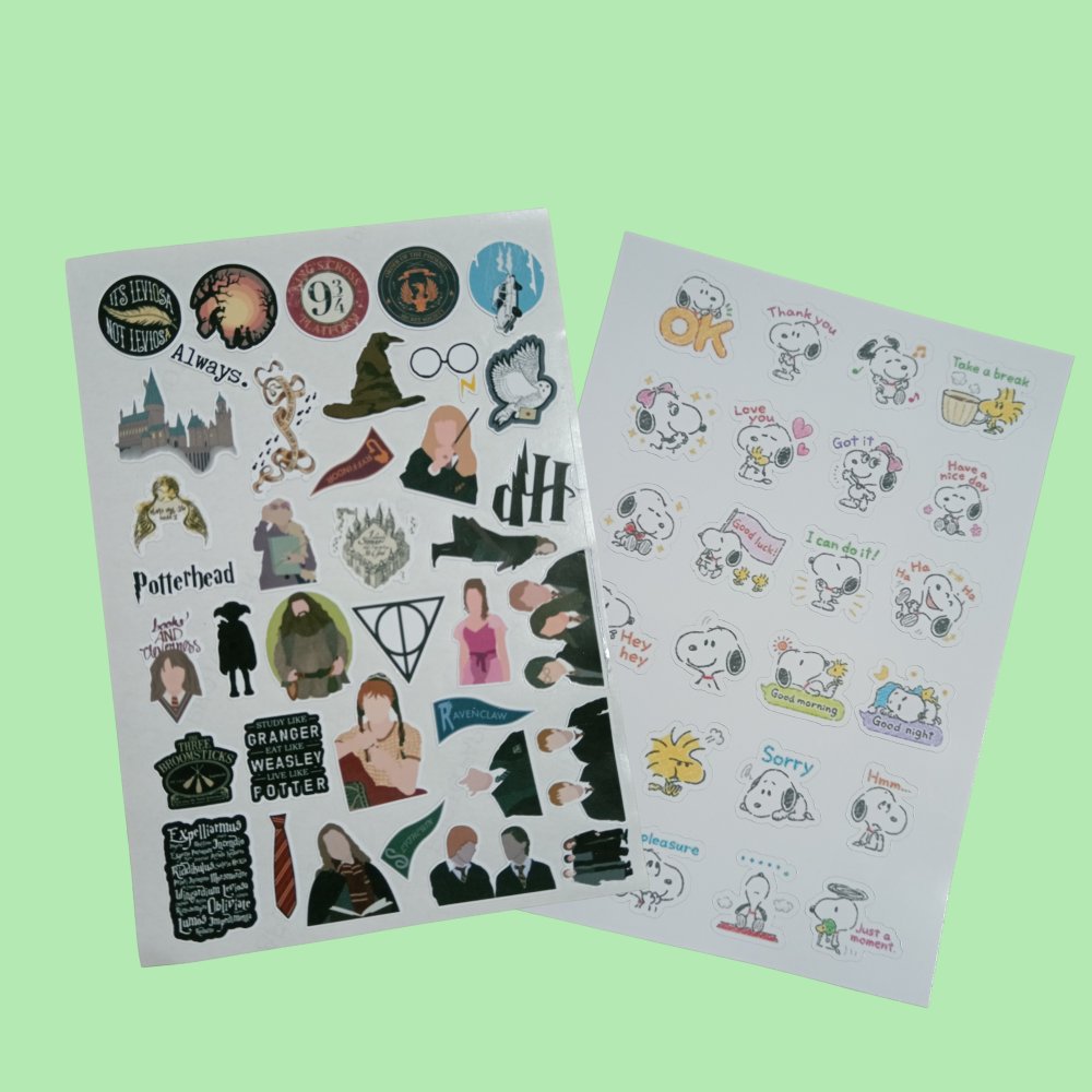 Stickers en plancha A5